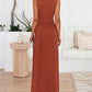 👑Hot Sale 49% OFF💃Women's Solid Color Sleeveless Waist Pleated Design Dress with Pockets