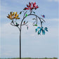 🔥Summer Promotion 49% OFF -🍃Beautiful Summer Multi Colored Flowers Wind Spinner-🏡Perfect wonderland garden decoration