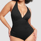 🔥Last Day Special Price £12.99!!💥-👙Smart Sculpt Plunge Swimsuit Flatter Your Figure