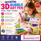 🎅Surprise Price: Only £7.99!!🎁🔮Magic Pen – Draw 3D with one stroke!🎄 DIY Bubble Popcorn Drawing Pens& Buy 3 Pay 2 🔥