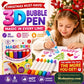 🎅Surprise Price: Only £7.99!!🎁🔮Magic Pen – Draw 3D with one stroke!🎄 DIY Bubble Popcorn Drawing Pens& Buy 3 Pay 2 🔥