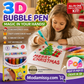 🎅Surprise Price: Only £7.99!!🎁🔮Magic Pen – Draw 3D with one stroke!🎄 DIY Bubble Popcorn Drawing Pens& Buy 3 Pay 2 🔥