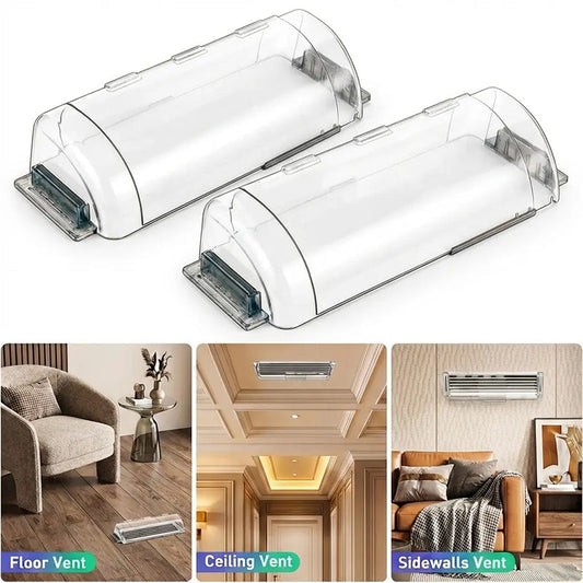 🔥LAST DAY SPECIAL PRICE £12.99!!⚡50K+ SOLD!🍃Air & Heat Deflector for Vents – Adjustable 8.5–15”, Fits Sidewall & Ceiling Registers