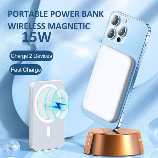 ⏰Time-Limited Special ￡10.99!!⚡ 5000mAh Fast Charge Portable Wireless Magnetic Power Bank