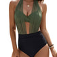 🏖️SUMMER HOT SALE £14.99 with FREE GIFT👙🎁 Women's High Waisted Bikini Set 🌺 – Tummy Control 2-Piece Swimsuit for Confident Summer Style 💕 | Modest Yet Sexy Swimwear