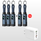 💥Limited Time 49% OFF🔥⚡4-in-1 Charging Cable with Digital Display & Keychain – Fast-Charging, Kink-Resistant & Compact