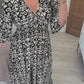 🔥LAST DAY SALE 49% OFF🔥Bohemian Casual Print V-neck Waist Wrap Long Dress