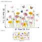 🔥Last Day Sale - ￡6.99!🎁50K+ SOLD! ✨💐Colorful Floral Bouquet Window Sticker🖼️0814