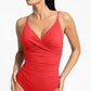 🔥Last Day Special Price £13.99!!💥-👙Ruched Cross-Front Sculpting One-Piece Swimsuit