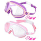 🔥EASTER GIFT – ONLY £9.99!!🏆#1 Bestselling🏊‍♀️HD children's large frame waterproof and anti-fog swimming goggles