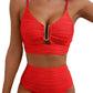 🔥LAST DAY SALE - ONLY £13.99!!⚡50K+ SOLD!👙Women's Push Up High Waist Bikini