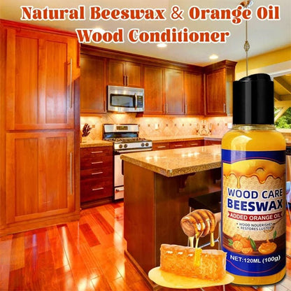 🔥Buy 2 get 1 Free -🍯Natural Beeswax & Orange Oil Wood Conditioner