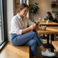 🔥LIMITED OFFER  70% OFF🏆Women’s Fitted High-Waisted Zip-Pocket Trousers👖Lightweight, Breathable, Soft 26"/27" Ankle Pants with Zipper Pockets
