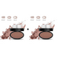 ✨Last Day Buy 1 Get 1 Free 🖌️50K+ Sold!!!🖤Eyebrow Stamp Powder Kit with Applicator Brush