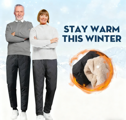 ⏳LAST DAY SALE 50% OFF!! ✨Unisex Super Cozy & Warm Fleece-Lined Waterproof Pants