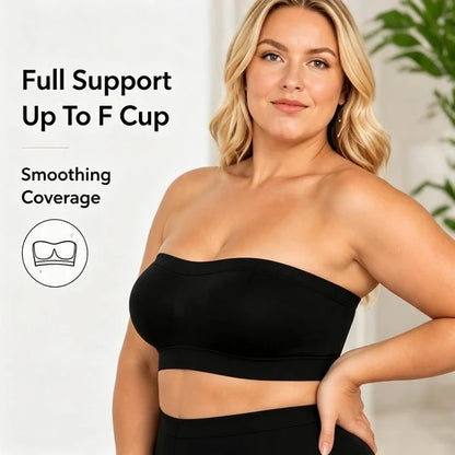 ⛱️Last Day Special Price ￡10.99!!🤩🔥Convertible Strapless Bandeau Bra with Wireless Comfort, Anti-Slip Grip & Removable Straps