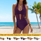 🏖️SUMMER HOT SALE £14.99 with FREE GIFT👙🎁 Women's High Waisted Bikini Set 🌺 – Tummy Control 2-Piece Swimsuit for Confident Summer Style 💕 | Modest Yet Sexy Swimwear