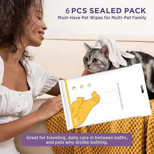 🔥Last Day Promotion 49% OFF - 🏠Deodorizing Pet Glove Wipes