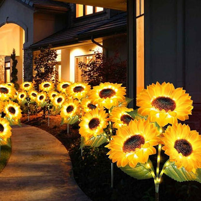 ⏳Limited-time £11.99!!⚡50K+ SOLD!🌞Solar LED Sunflower Garden Lights-29.6inch/75cm