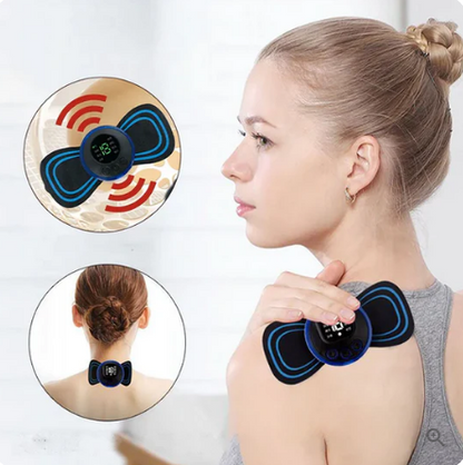 🔥LAST DAY SALE - BUY 1 GET 1 FREE!🔥Portable Massager with 8 Modes and LCD Screen - Mini Muscle Stimulator for Pain Relief