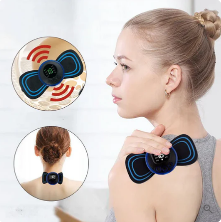 🔥LAST DAY SALE - BUY 1 GET 1 FREE!🔥Portable Massager with 8 Modes and LCD Screen - Mini Muscle Stimulator for Pain Relief