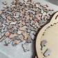 🎁Christmas Sale 49% OFF🎅135-Piece Morandi-Colored Cat Shaped Wooden Jigsaw Puzzle