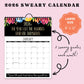 🎅Christmas Sale 50% OFF - 🗓️Here We F*cking Go Again: 2026 Swear Calendar for Tired-Ass Women
