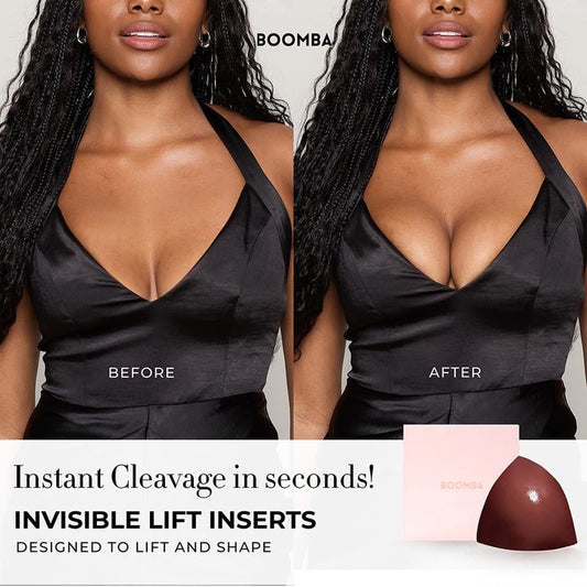 💕LAST DAY SALE ONLY ￡7.99!!💕OUFALI Lift Inserts for Bras – Lightly Padded, Double-Sided Adhesive👙 Reusable, Washable • Natural Lift • Seamless Under Clothing ✨