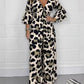 🔥🐆Last Day Promotion 49% OFF - 👗Leopard print V-neck jumpsuit