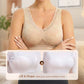 💞LAST DAY BUY 1 GET 1 FREE-ONLY £10.99!!💞Pure Cotton Buttonless Comfy Lifting Bra