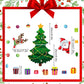🎁Last Day Special Price £9.99!!🎅Christmas Themed Magnetic Sticker