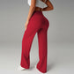 🔥NEW YEAR SALE - ONLY £14.99!!⚡50K+ SOLD!💕Women's Plain Loose Straight Leg Pants
