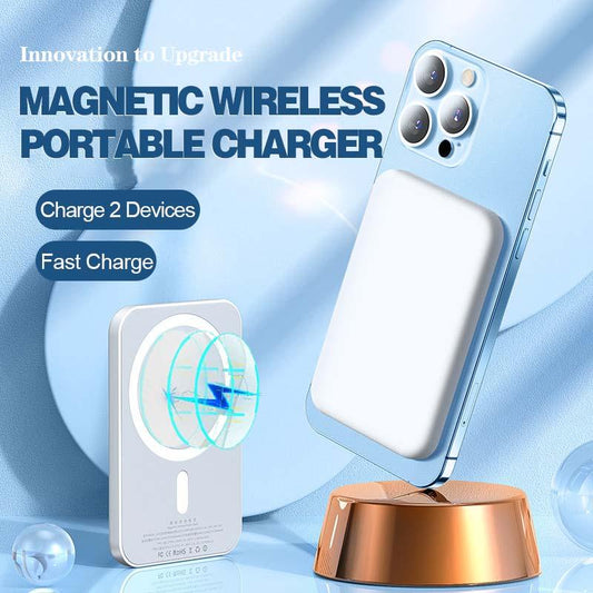 ⚡Last Day Special Price £12.99!!⚡Portable Wireless Magnetic Powerbank