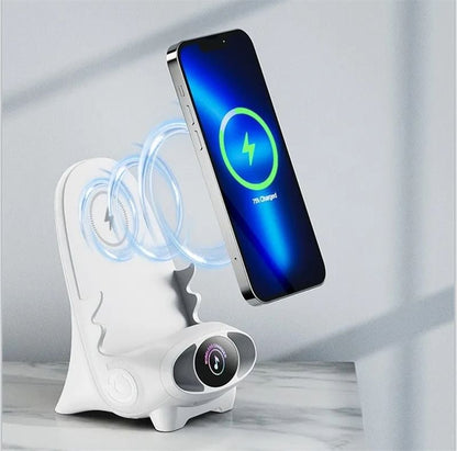 🏆Last Day Promotion 49% -⚡Mini Chair Wireless Fast Charger Multifunctional Phone Holder