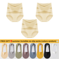💖Last Day-Buy 1 Get 3 Packs💖Plus-Size High-Waist Cross Tummy Control Panties 🎁Free socks Today!!