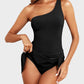 ⛱️LAST DAY SPECIAL SALE 70% OFF!!💖 👙One Shoulder Skirted One Piece Swimsuit