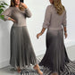 🔥LAST DAY SALE: ONLY ￡25.99!!🍂Women's Solid Color Long Sleeve Jumper & Pleated Bottom Dress
