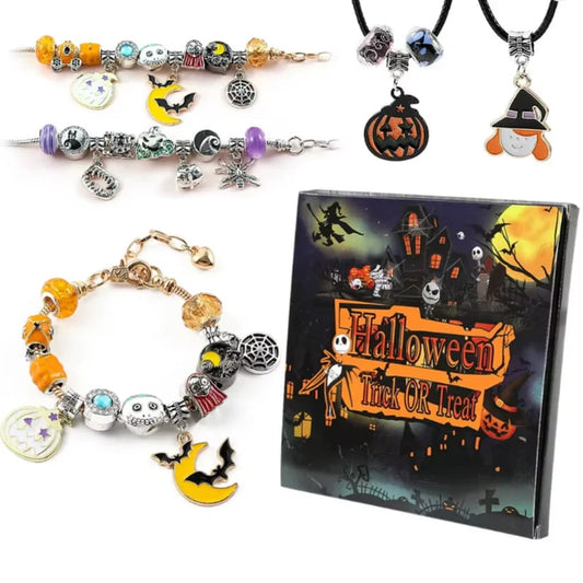 🔥This Week's Special Price £10.99!!🎁Halloween Treasures Charm Bracelet🎃