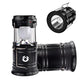 ⏳LAST DAY SALE ONLY ￡11.99!!⛺️Solar Camping Lantern- Rechargeable LED Lights, Magnetic Base & Foldable Hanging Hook- Collapsible Lamp Battery Powered Perfect for Power Outages, Hiking, Emergencies
