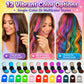 🎃Halloween Hot Sale - ONLY ￡9.99!!🌈12-Color Temporary Hair Chalk Applicator Set🌈 |✅No Bleach, No Stain |