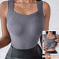 🔥NEW YEAR SALE £8.99!!⚡60K+ SOLD!💐Women's U Neck Thermal Tank Tops with Built-In Bra