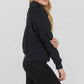 🍂 70% OFF! 💖 Women’s Chic 2-Piece Set — Half-Zip Sweatshirt & Wide-Leg Trousers