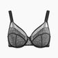 ⏳HOT SALE -ONLY £12.99 THIS WEEK💐💜Floral Lace Plus Size Minimizer Full Coverage Bra | All Sizes Available