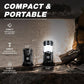 ⏳LAST DAY SALE ONLY ￡11.99!!⛺️Solar Camping Lantern- Rechargeable LED Lights, Magnetic Base & Foldable Hanging Hook- Collapsible Lamp Battery Powered Perfect for Power Outages, Hiking, Emergencies