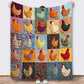 🎁LAST DAY SALE: £11.99!! 🐱💤 Cozy 9‑Panel Sleeping Cats Blanket – Ultra‑Soft Flannel, Reversible Design, Perfect for Sofa, Bed & Travel 🌙✨