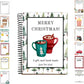 🔥🎁LIMITED-TIME ￡6.99⚡Ready for Christmas!🎅Christmas Gift Card Booklet -👍DIY Spiral-Bound Christmas Gift Card Holder Book