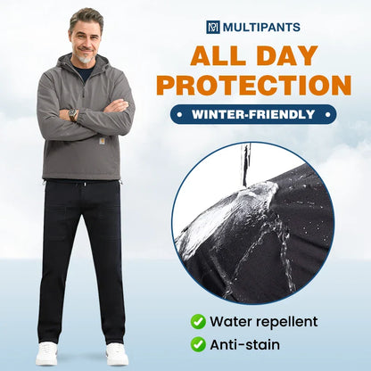 🔥LAST DAY SALE £14.99!!⚡50K+ SOLD!🔥MultiPants – High Stretch Multi-pocket Durable Cargo Pants