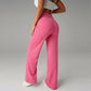 🔥NEW YEAR SALE - ONLY £14.99!!⚡50K+ SOLD!💕Women's Plain Loose Straight Leg Pants