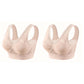 💞LAST DAY BUY 1 GET 1 FREE-ONLY £10.99!!💞Pure Cotton Buttonless Comfy Lifting Bra