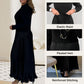 🔥LAST DAY SALE: ONLY ￡25.99!!🍂Women's Solid Color Long Sleeve Jumper & Pleated Bottom Dress